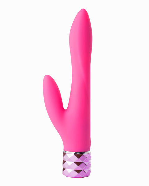 Victoria Crystal Gem Dual Vibrator - Pink MTMA1606-P1