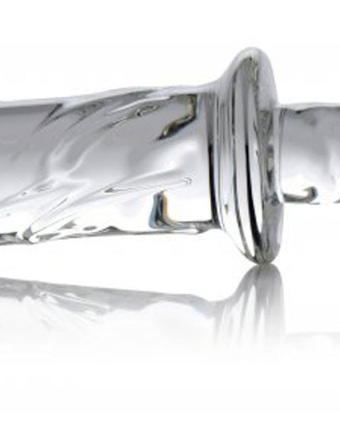 Brutus Glass Dildo Thruster - Clear MS-AF178