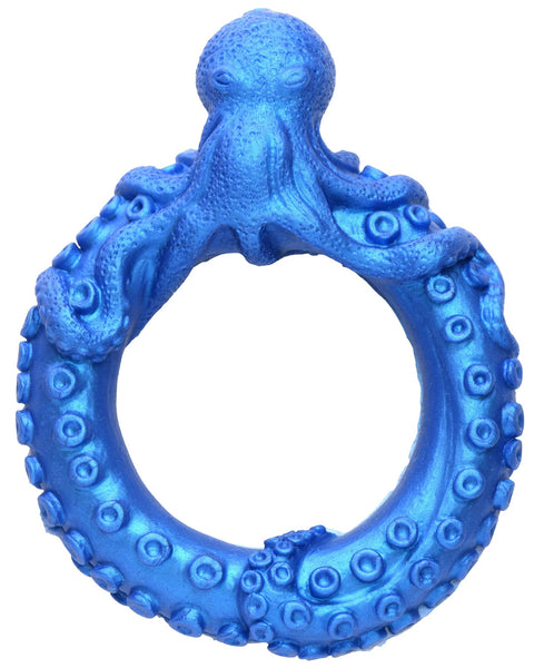 Poseidon's Octo-Ring Silicone Cock Ring - Blue CC-AH295