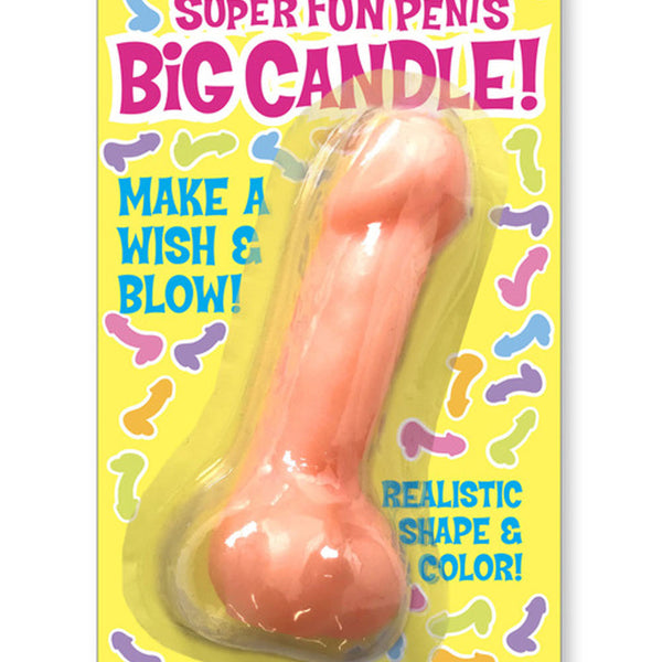 Super Fun Big Penis Candle - Pink CP-938