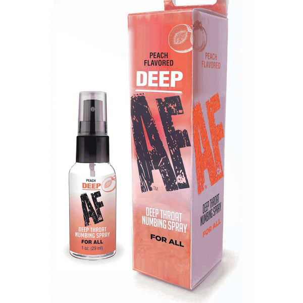 Deep Af Numbing Throat Spray 1 Oz - Peach LG-BT614