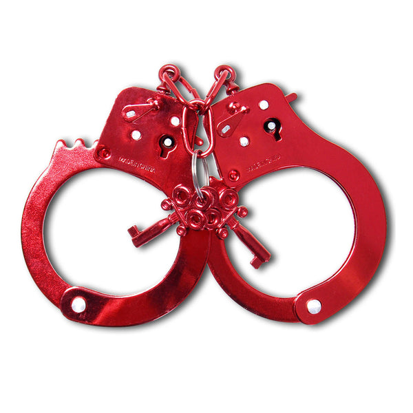 Fetish Fantasy Series Anodized Cuffs - Red PD3816-15