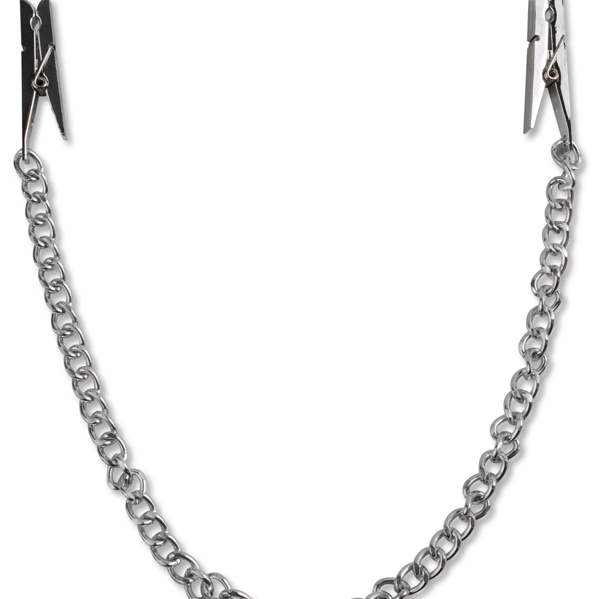 Fetish Fantasy Series Nipple Chain Clips - Silver PD3607-26