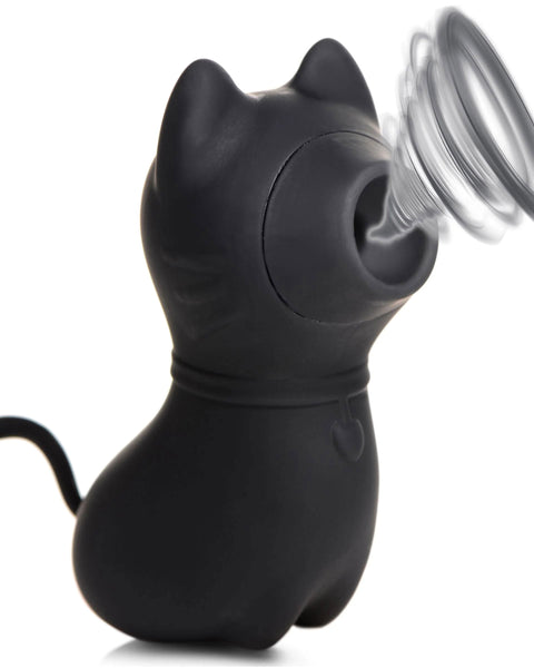 Sucky Kitty 7x Clitoral Stimulator - Black INM-AG960-BLK