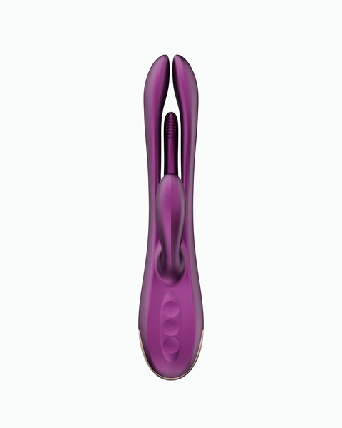 Terri - App Controlled Tapping Rabbit Vibrator -  Purple H-VS-22-951PU