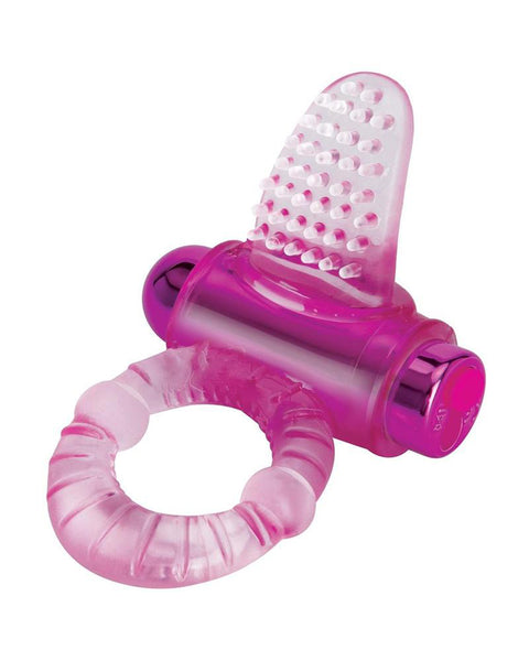 Bodywand Rechargeable Lick It Pleasure Ring - Pink X-BW1502