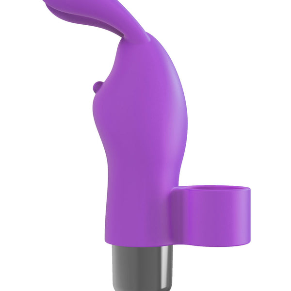 The 9's Flirt Finger Bunny Finger Vibrator - Purple ICB2669-2