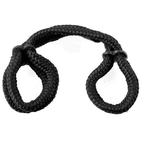 Fetish Fantasy Series Silk Rope Love Cuffs - Black PD3867-23