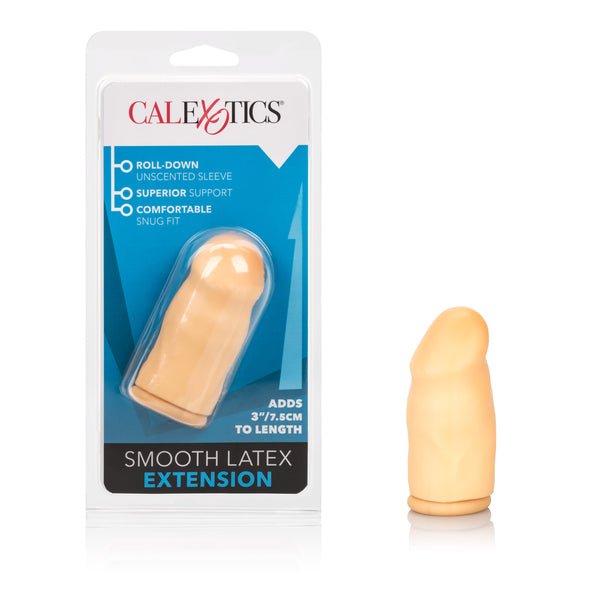 3 Inch Smooth Latex Extension - Ivory Capricho Adult Store